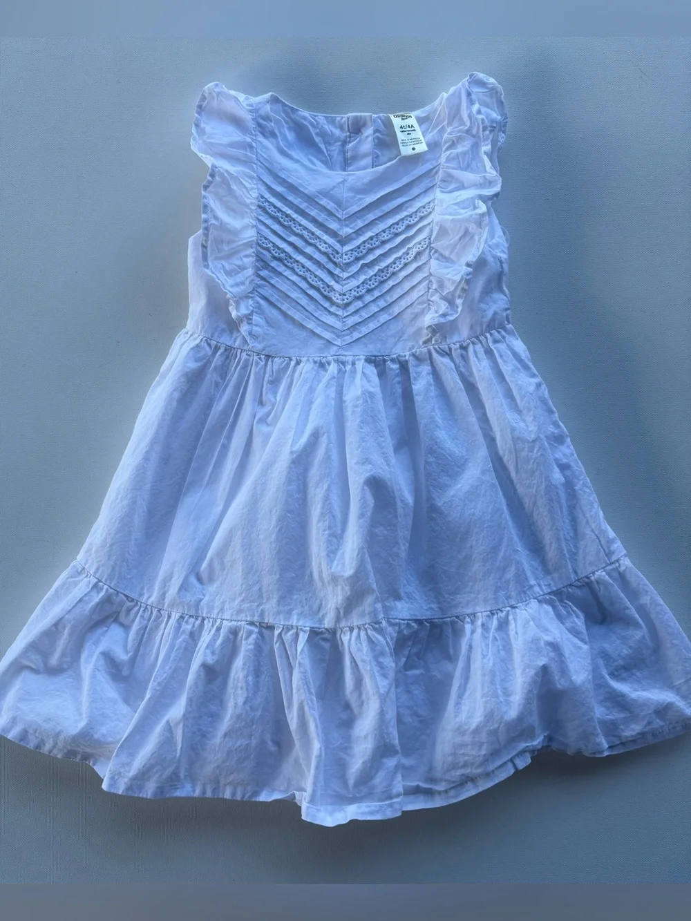 OshKosh B’Gosh White Lace 4T Toddler’s Cotton Dress